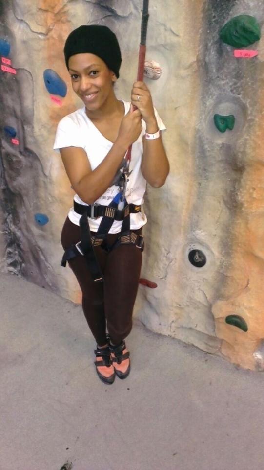 rock climbing