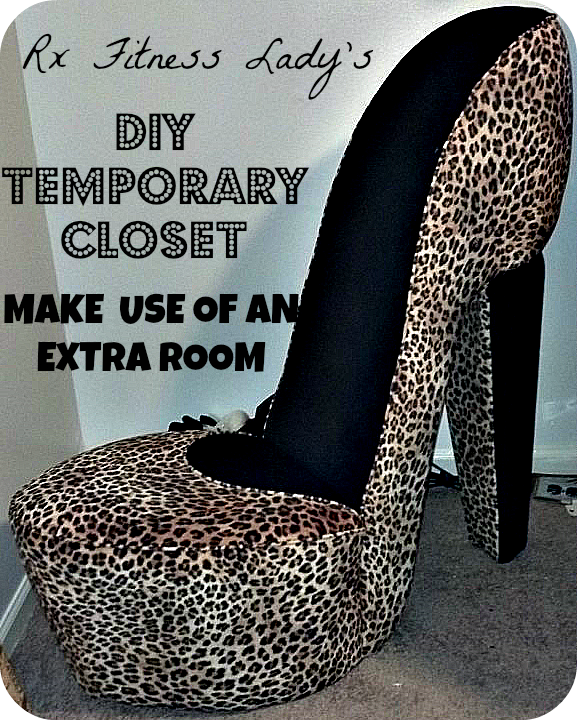 DIY Temporary Closet  - Make Use of An Extra Room