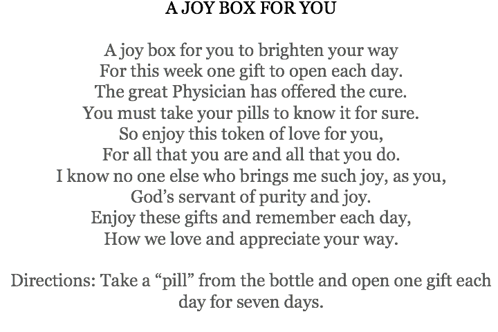 A Joy Box For You