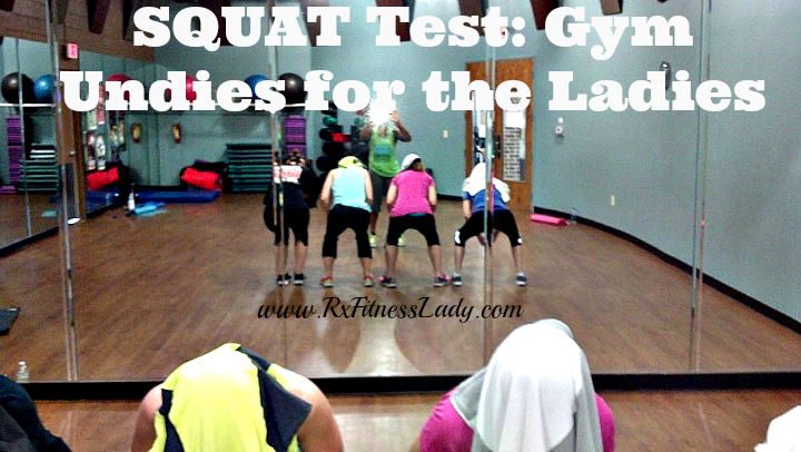 SQUAT Test Gym Undies for the Ladies - Rx Fitness Lady