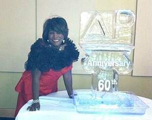 MOTHER AT HER DELTA RHO CHAPTER'S 60TH ANNIVERSARY LAST YEAR