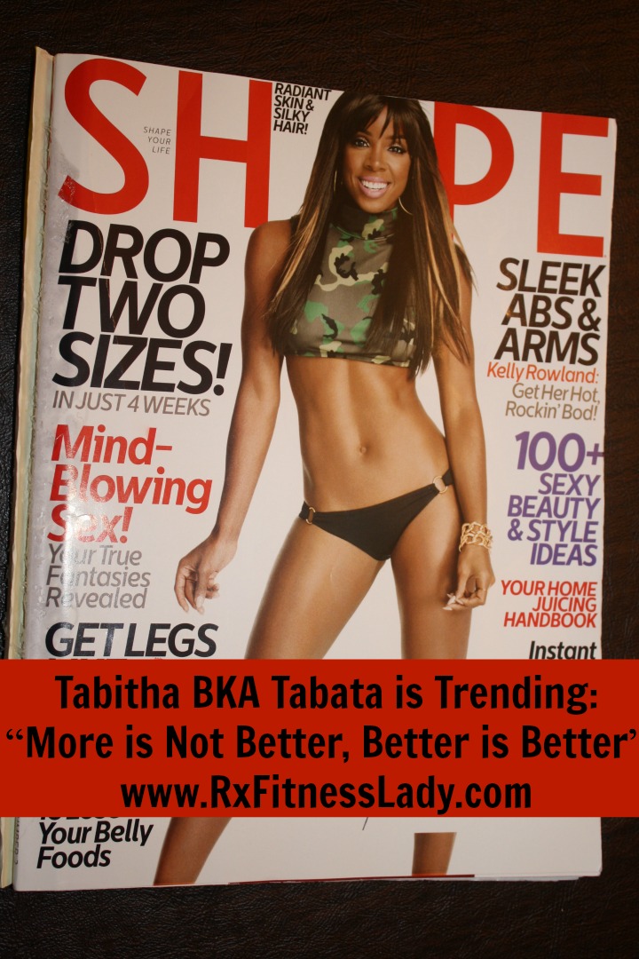 Tabitha BKA Tabata is Trending “More is Not Better, Better is Better”
